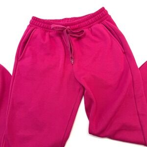 Fabletics Sweatpants Women's size XS Eco Go-To Classic In Dark Fuchsia Pink